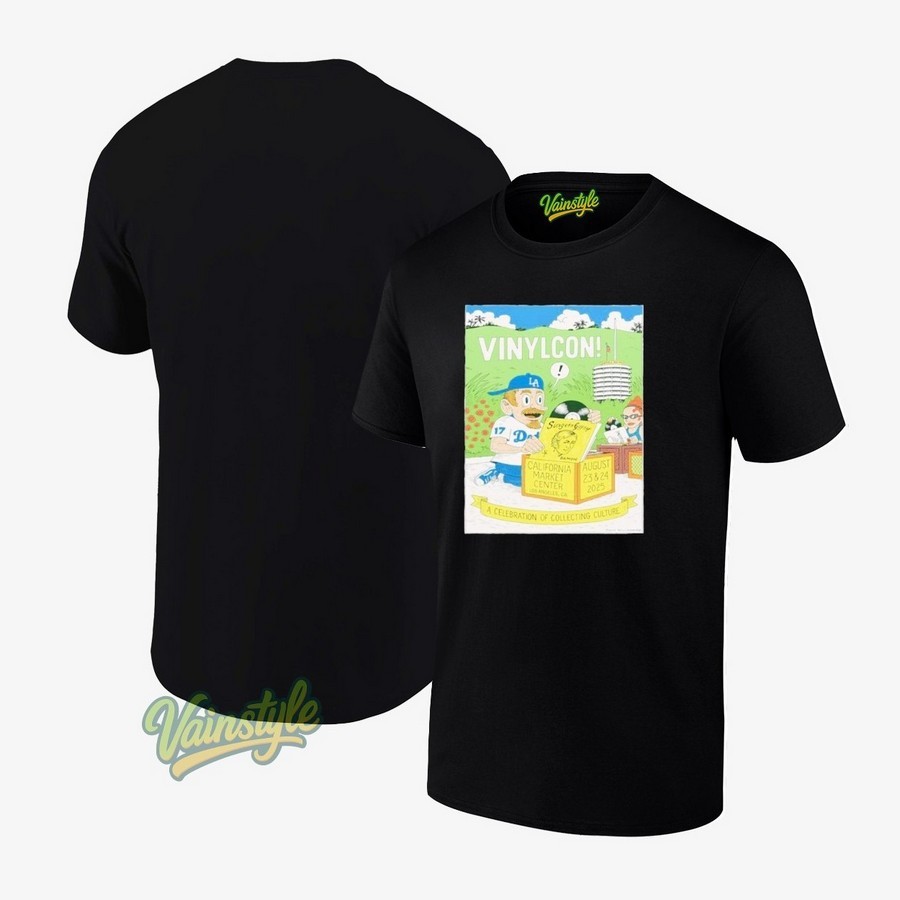 August 23-24 2025 VinylCon! Los Angeles T-Shirt August 23-24 2025 VinylCon! Los Angeles T-Shirt