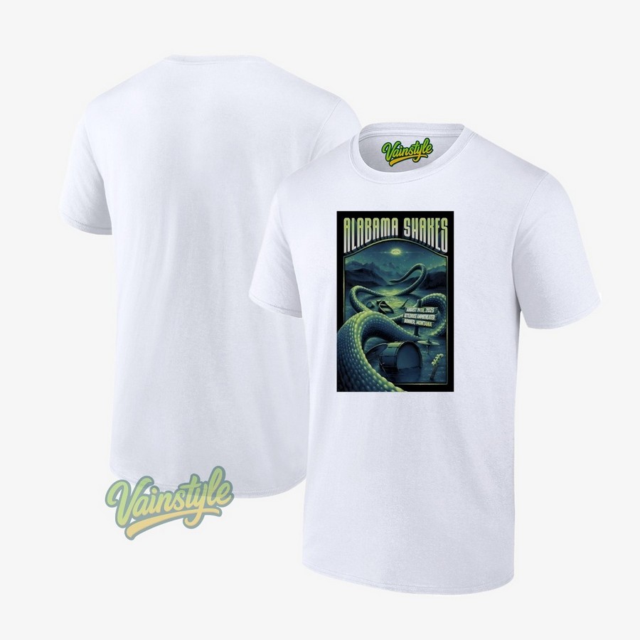 Bonner MT 08 19 2025 Alabama Shakes Poster T-Shirt Bonner MT 08 19 2025 Alabama Shakes Poster T-Shirt
