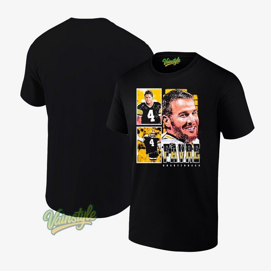 Brett Favre Green Bay Signature #4 T-Shirt Brett Favre Green Bay Signature #4 T-Shirt