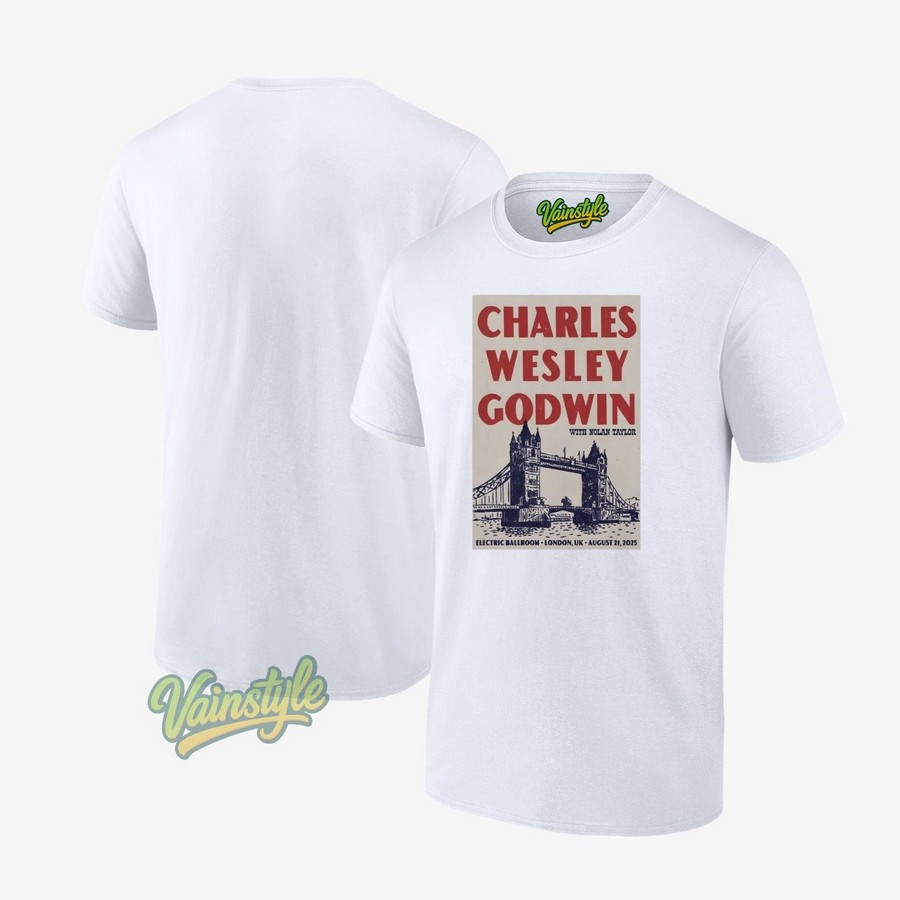 Charles Wesley Godwin Electric Ballroom In London UK August 21 2025 Poster T-Shirt Charles Wesley Godwin Electric Ballroom In London UK August 21 2025 Poster T-Shirt