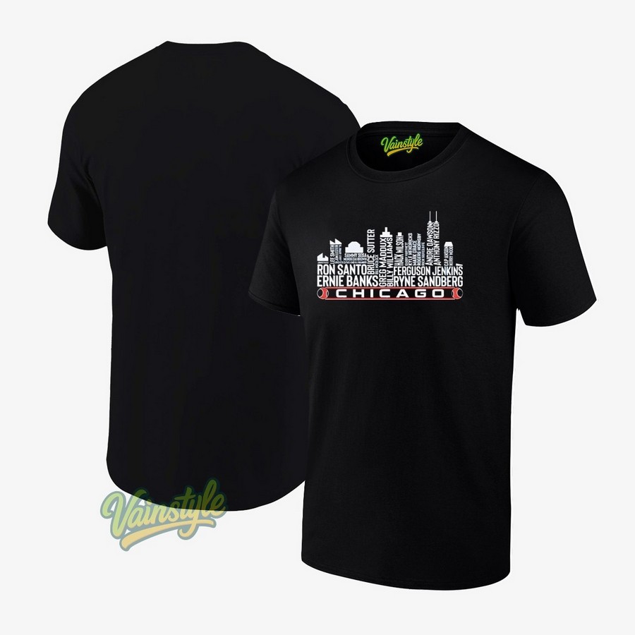 Chicago Baseball Greatest Of All Time Team Legends T-Shirt Chicago Baseball Greatest Of All Time Team Legends T-Shirt
