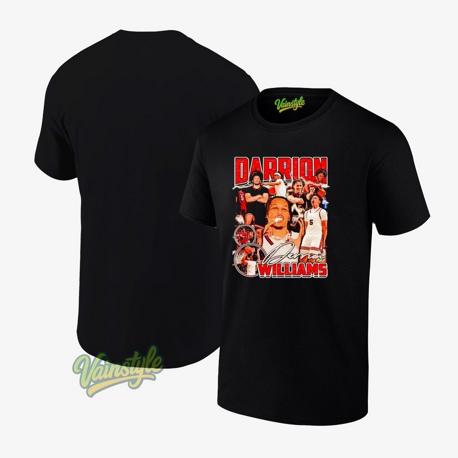 Darrion Williams Texas Tech Red Raiders T-Shirt Darrion Williams Texas Tech Red Raiders T-Shirt