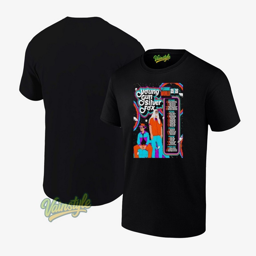 Fall Tour 2026 Young Gun Silver Fox New Poster T-Shirt Fall Tour 2026 Young Gun Silver Fox New Poster T-Shirt