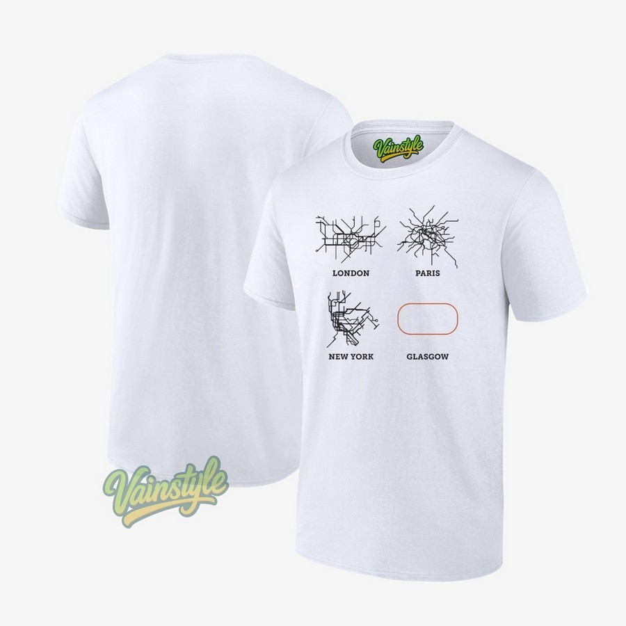 Glasgow Subway system London Paris New York and Glasgow T-Shirt Glasgow Subway system London Paris New York and Glasgow T-Shirt