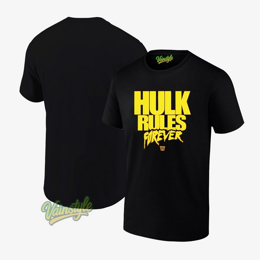 Hulk Hogan Hulk Rules Forever T-Shirt Hulk Hogan Hulk Rules Forever T-Shirt