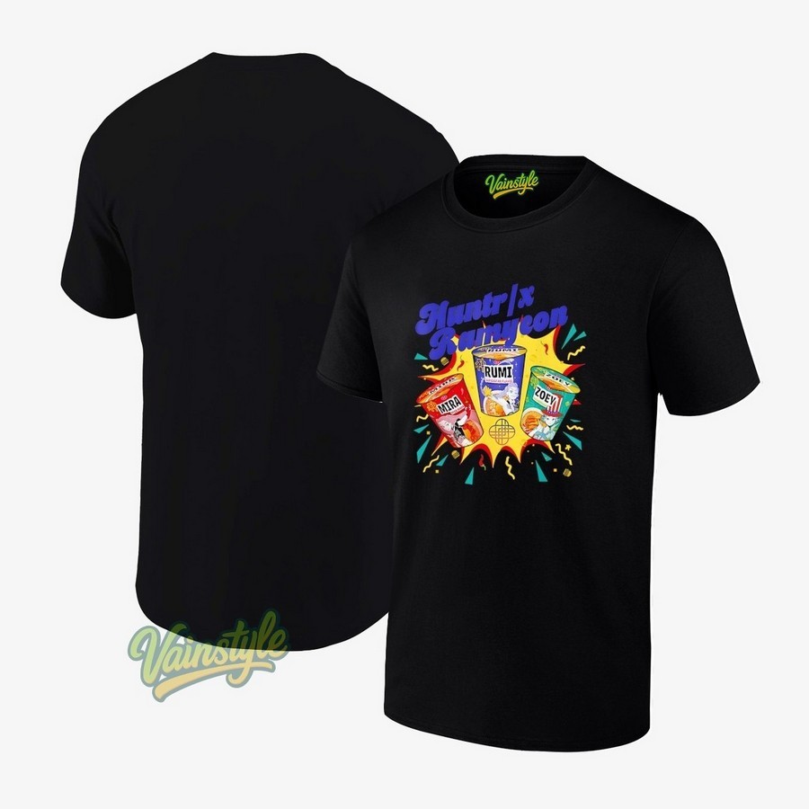 Huntrix Ramyeon Mira Rumi Zoey Unisex T-Shirt Huntrix Ramyeon Mira Rumi Zoey Unisex T-Shirt