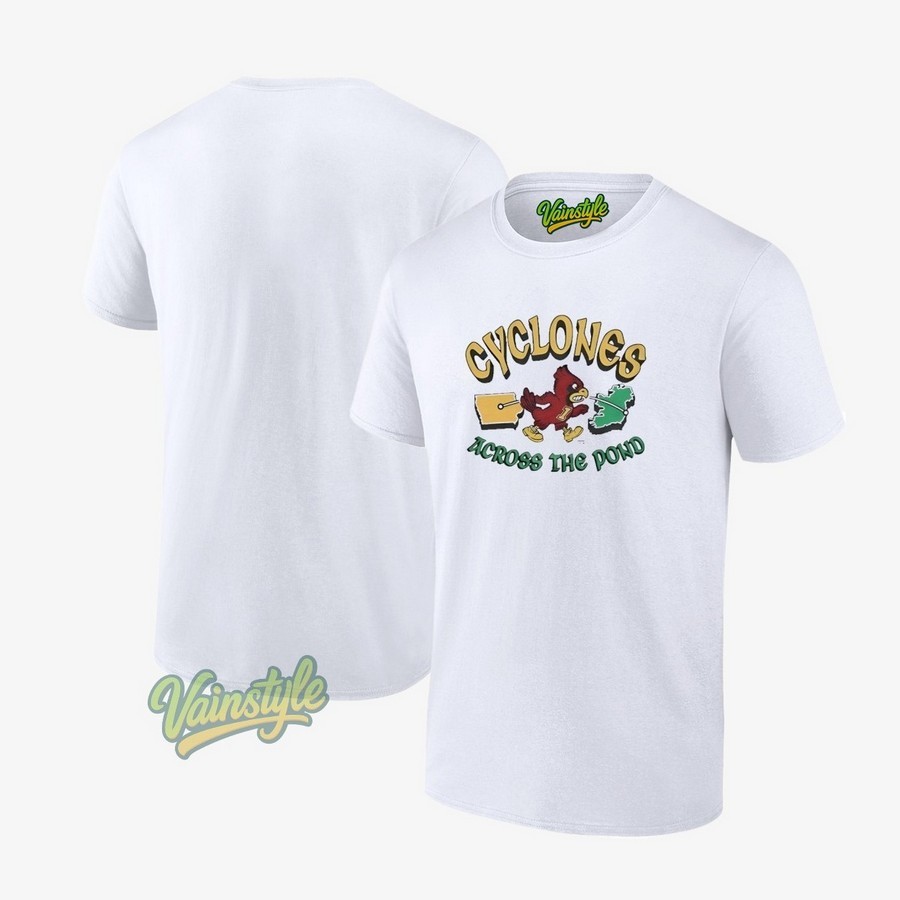 Isu Iowa State Cyclones Dublin Ireland Game 2025 Mascot T-Shirt Isu Iowa State Cyclones Dublin Ireland Game 2025 Mascot T-Shirt