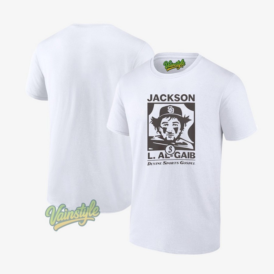 Jackson Al Gaib Devine Sports Gospel San Diego Padres Unisex T-Shirt Jackson Al Gaib Devine Sports Gospel San Diego Padres Unisex T-Shirt