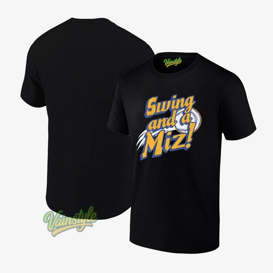 Jacob Misiorowski Swing And A Miz Baseball T-Shirt Jacob Misiorowski Swing And A Miz Baseball T-Shirt