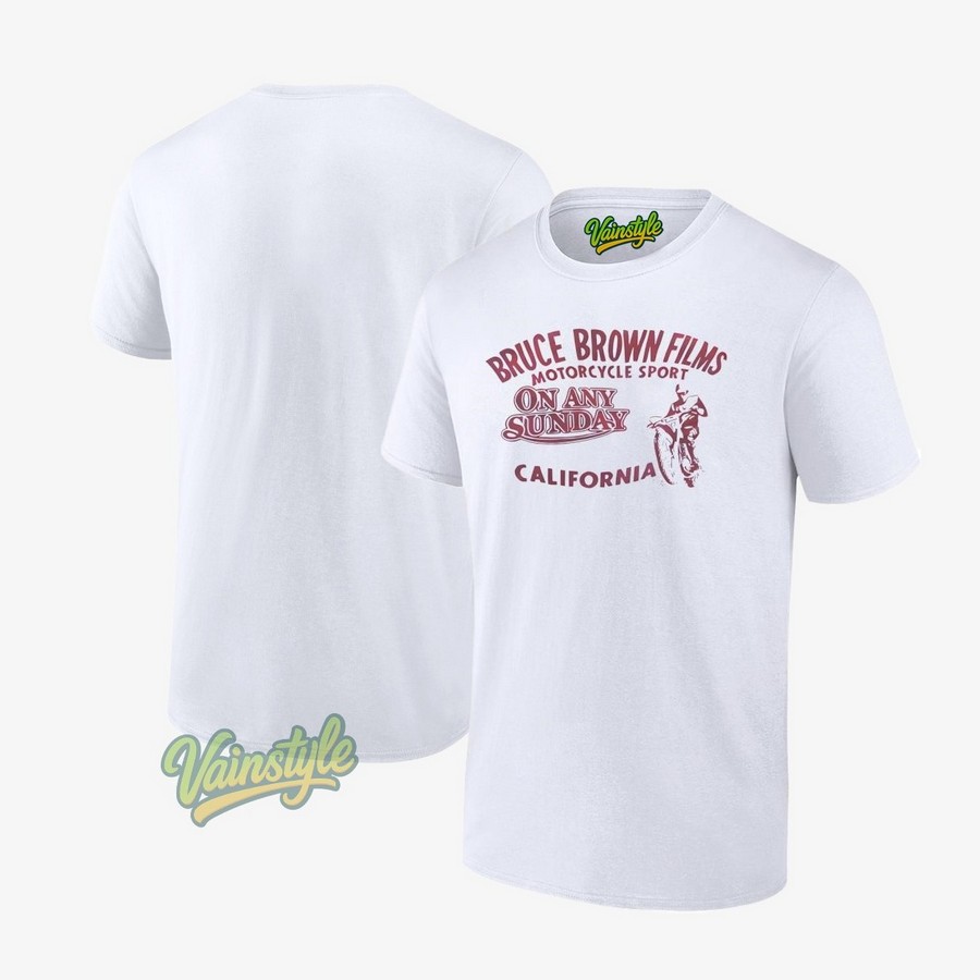 Jason Lee Scott Lucky Brand Bruce Brown Films Motorcycle T-Shirt Jason Lee Scott Lucky Brand Bruce Brown Films Motorcycle T-Shirt