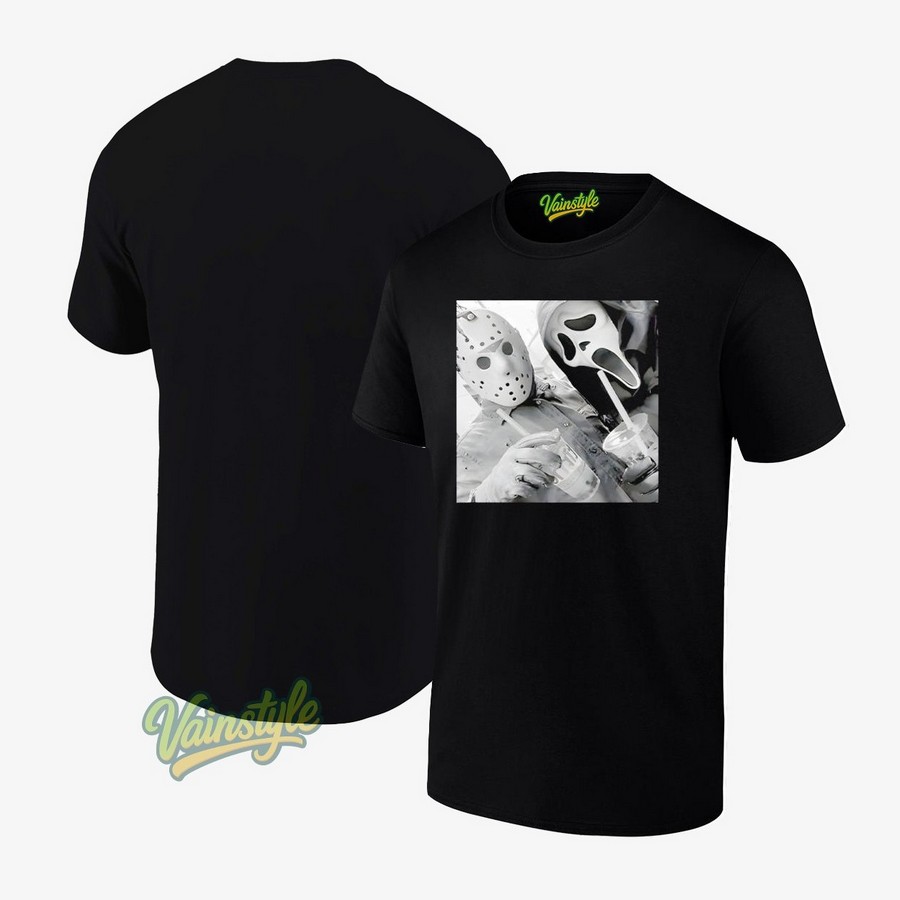 Jason Voorhees And Ghostface Halloween T-Shirt Jason Voorhees And Ghostface Halloween T-Shirt