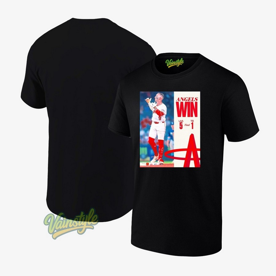 Jo Adell Los Angeles Angels win 5-1 Tampa Bay T-Shirt Jo Adell Los Angeles Angels win 5-1 Tampa Bay T-Shirt