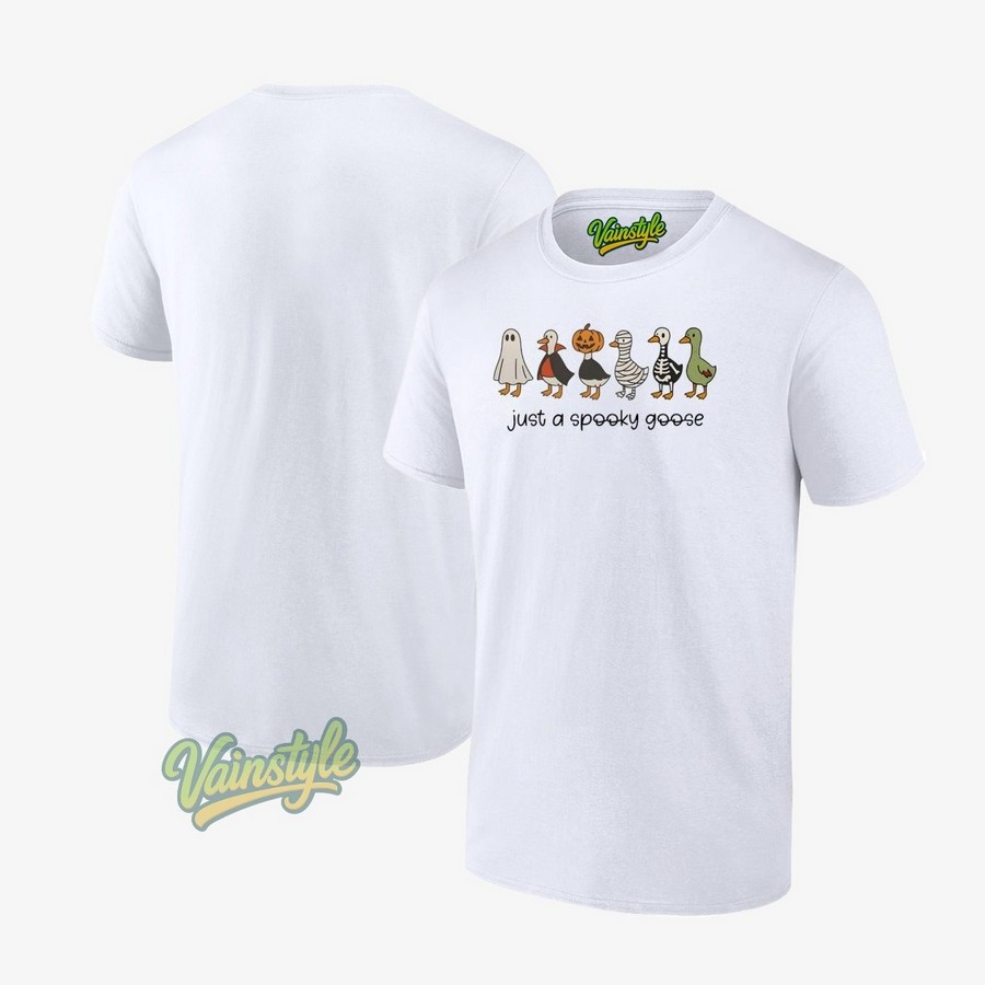 Just A Spooky Goose Halloween T-Shirt Just A Spooky Goose Halloween T-Shirt
