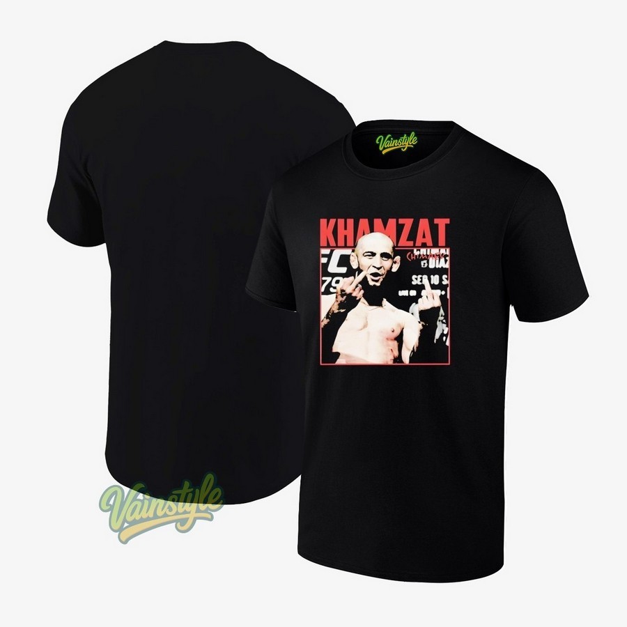 Khamzat Chimaev Middle Finger T-Shirt Khamzat Chimaev Middle Finger T-Shirt