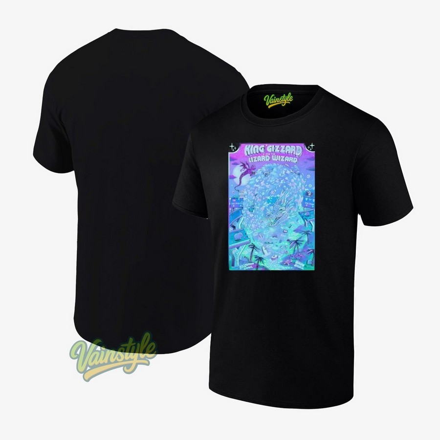 King Gizzard And The Lizard Wizard Aug 10 2025 Hollywood Bowl Shows Poster T-Shirt King Gizzard And The Lizard Wizard Aug 10 2025 Hollywood Bowl Shows Poster T-Shirt