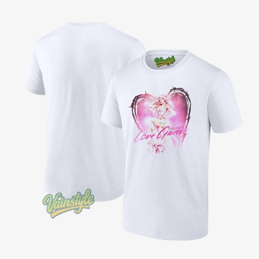 Let's play a love game graphic T-Shirt Let's play a love game graphic T-Shirt