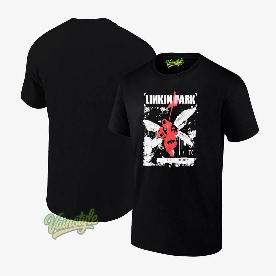 Linkin Park Hybrid Theory Tracklist Two-Sided T-Shirt Linkin Park Hybrid Theory Tracklist Two-Sided T-Shirt