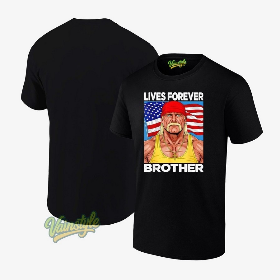 Lives Forever Brother Usa Flag T-Shirt Lives Forever Brother Usa Flag T-Shirt