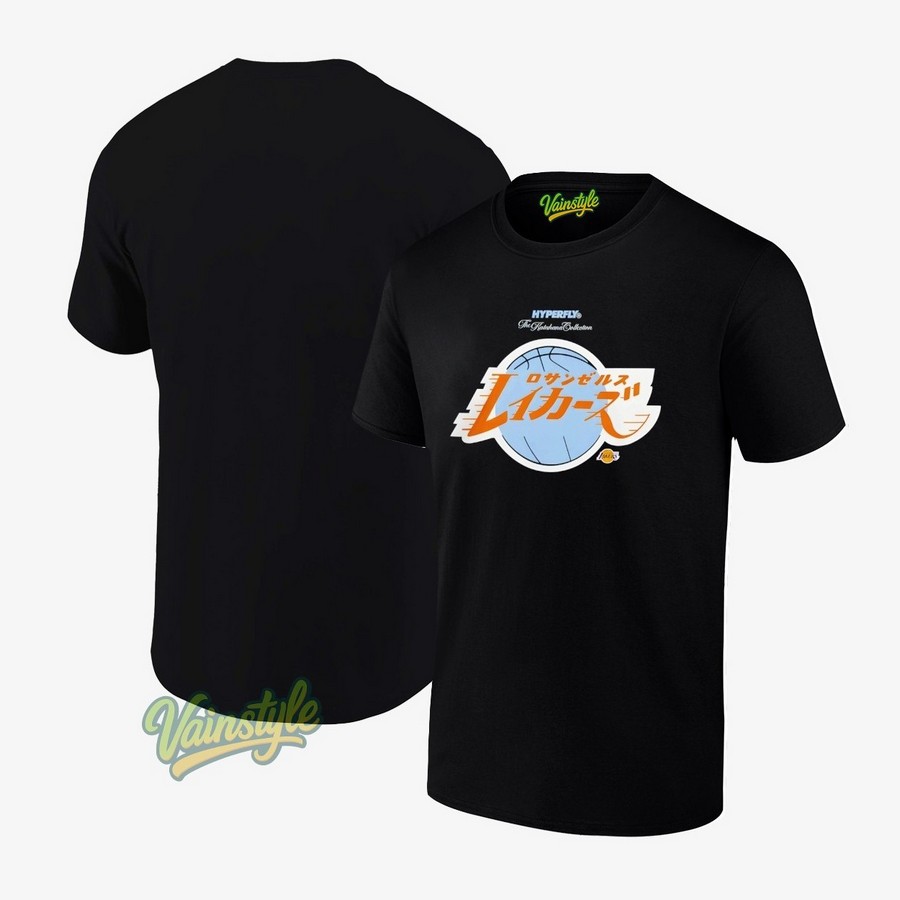 Los Angeles Lakers Hyperfly Katakana X 2025 All-Star Game T-Shirt Los Angeles Lakers Hyperfly Katakana X 2025 All-Star Game T-Shirt