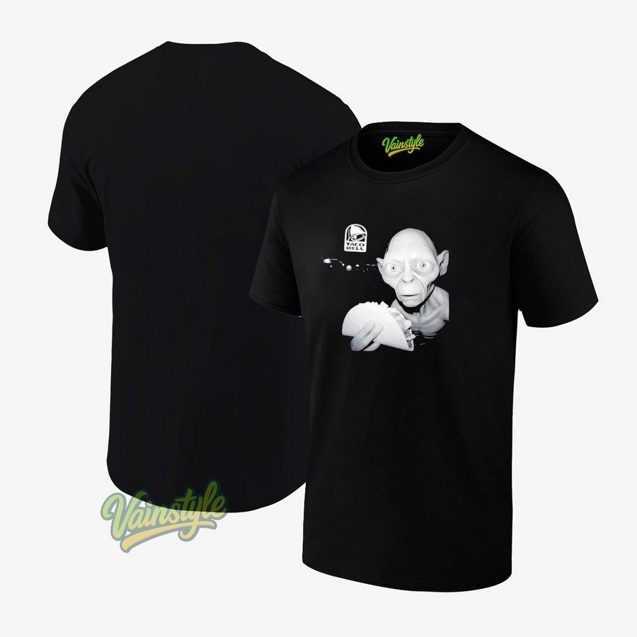 Lotr Gollum Taco Bell Crossover T-Shirt Lotr Gollum Taco Bell Crossover T-Shirt