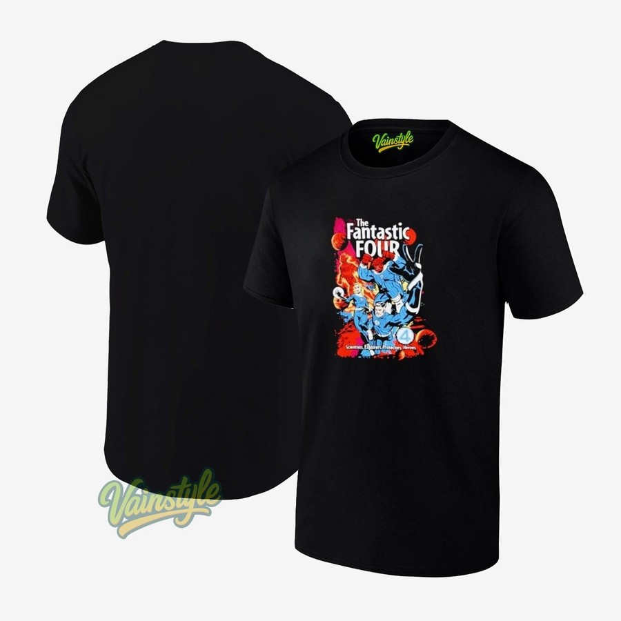 Marvel The Fantastic Four Comic Book T-Shirt Marvel The Fantastic Four Comic Book T-Shirt