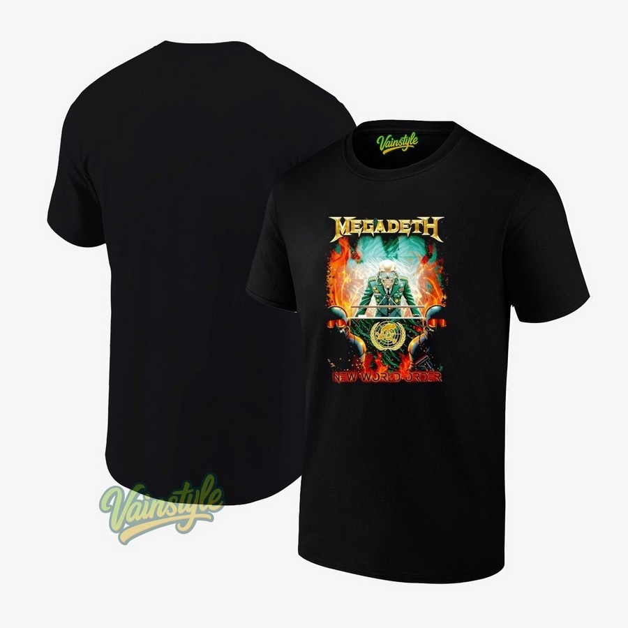 Megadeth New World Order T-Shirt Megadeth New World Order T-Shirt