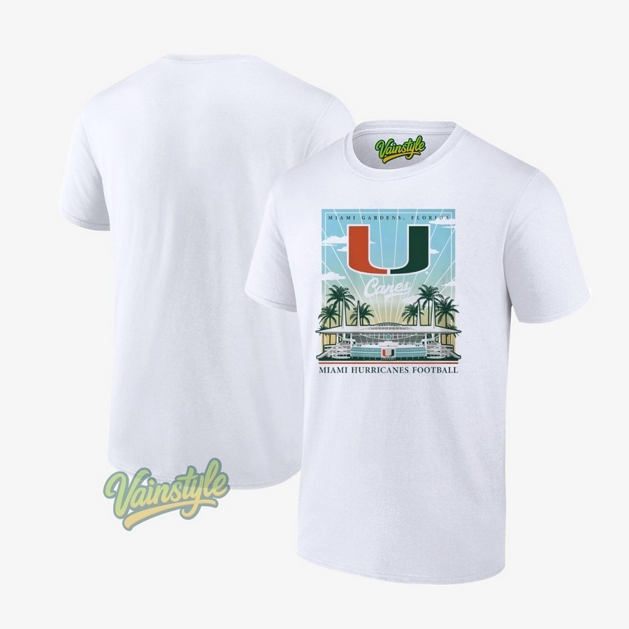 Miami Hurricanes Gardens Florida Football Unisex T-Shirt Miami Hurricanes Gardens Florida Football Unisex T-Shirt