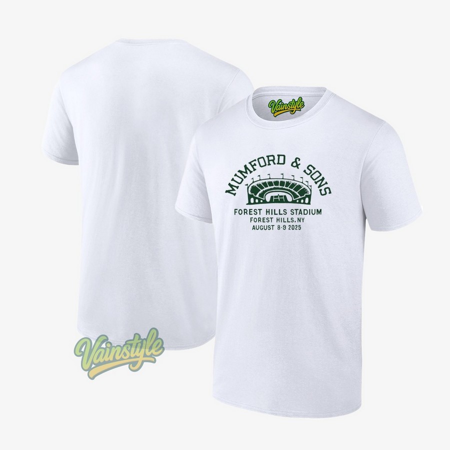 Mumford & Sons Forest Hills Stadium NY August 2025 T-Shirt Mumford & Sons Forest Hills Stadium NY August 2025 T-Shirt