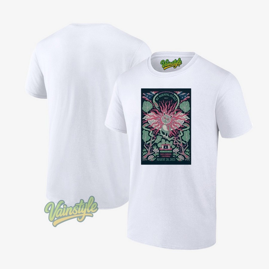 My Morning Jacket Santa Barbara CA Aug 20 2025 Poster T-Shirt My Morning Jacket Santa Barbara CA Aug 20 2025 Poster T-Shirt