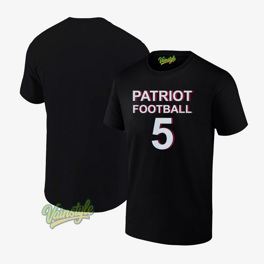 New England Patriots Jabrill Peppers Football 5 T-Shirt New England Patriots Jabrill Peppers Football 5 T-Shirt