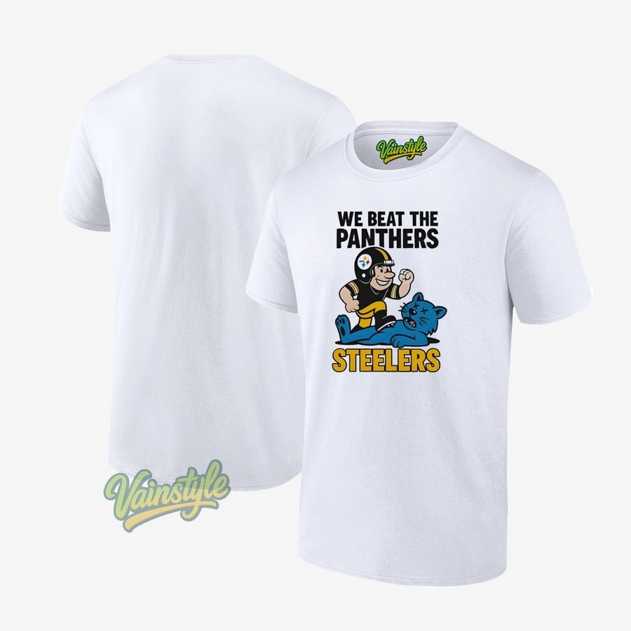 NFL 2025 Steelers Beat Panthers Unisex T-Shirt NFL 2025 Steelers Beat Panthers Unisex T-Shirt