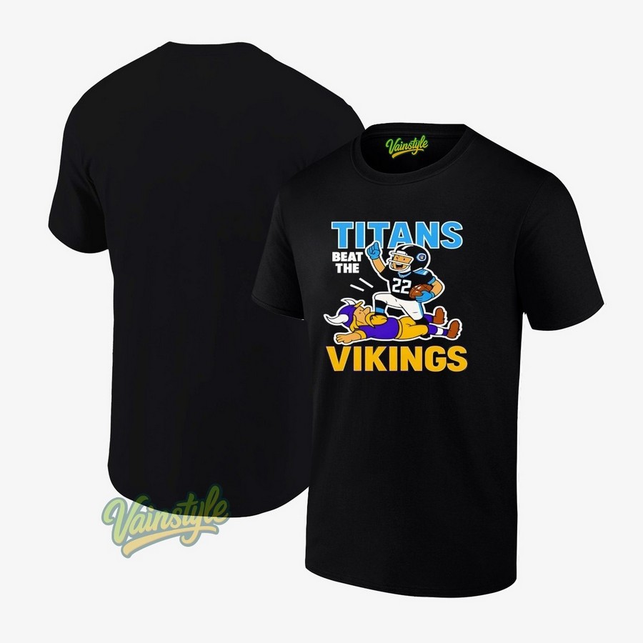NFL 2025 Tennessee Titans Beat The Vikings T-Shirt NFL 2025 Tennessee Titans Beat The Vikings T-Shirt