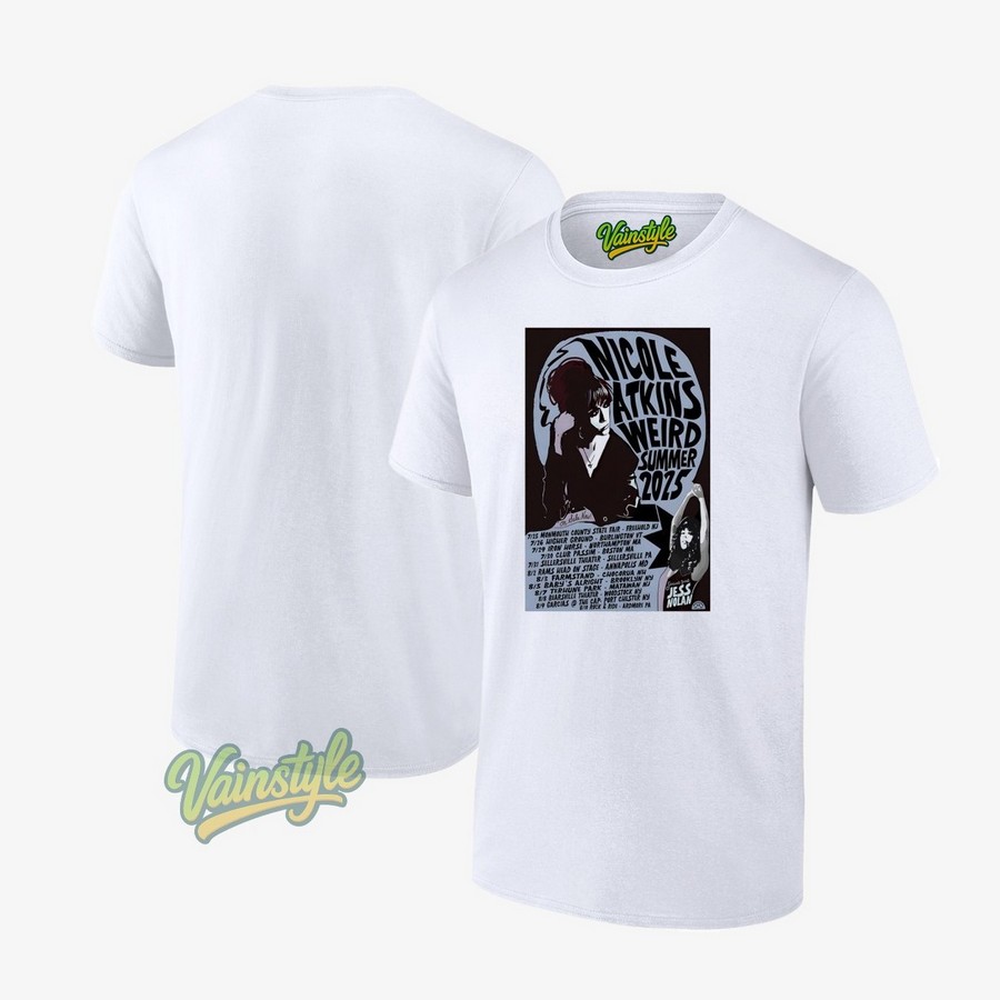 Nicole Atkins The Weird Summer 2025 Poster T-Shirt Nicole Atkins The Weird Summer 2025 Poster T-Shirt
