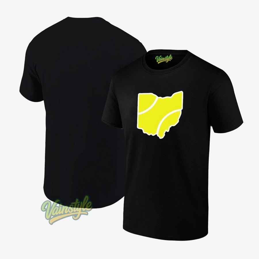 Ohio Tennis Ball Map Unisex T-Shirt Ohio Tennis Ball Map Unisex T-Shirt