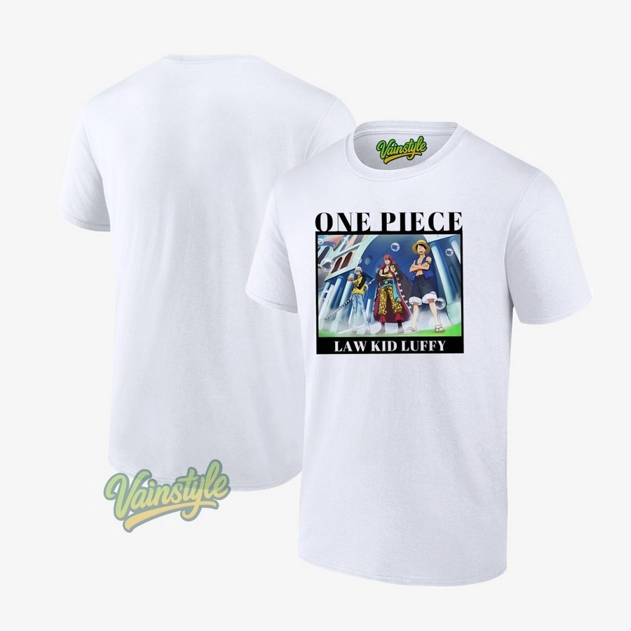 One Piece Law Kid Luffy T-Shirt One Piece Law Kid Luffy T-Shirt