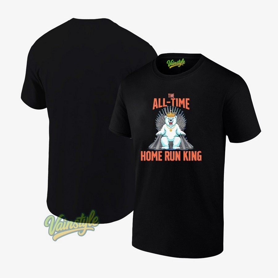 Pete Alonso Mets Polar Bear Home Run King T-Shirt Pete Alonso Mets Polar Bear Home Run King T-Shirt