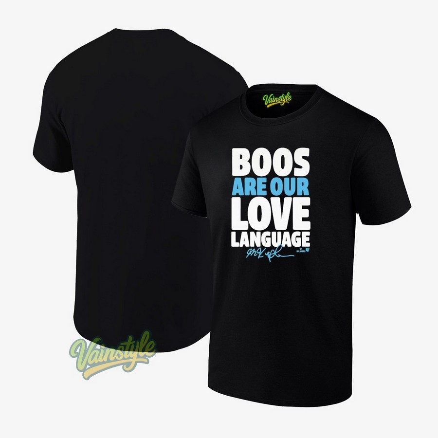 Philadelphia Baseball Phillies Max Kepler Boos Are Our Love Language T-Shirt Philadelphia Baseball Phillies Max Kepler Boos Are Our Love Language T-Shirt