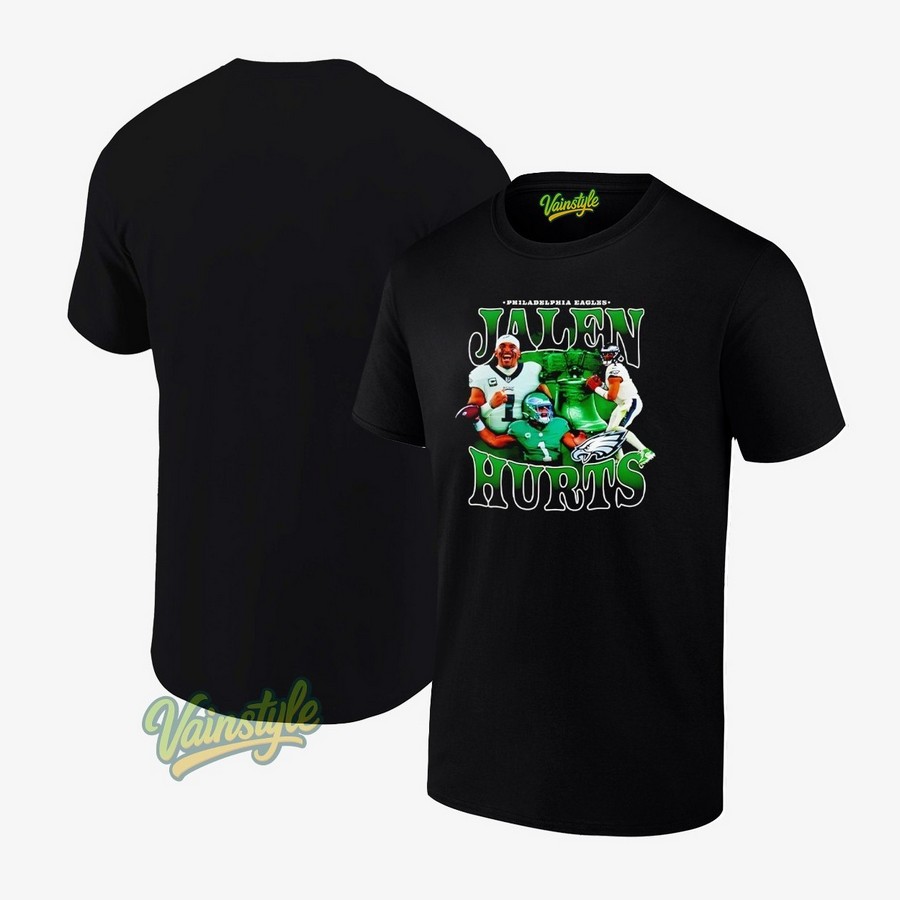 Philadelphia Eagles Jalen Hurts Football T-Shirt Philadelphia Eagles Jalen Hurts Football T-Shirt