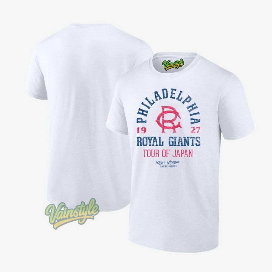 Philadelphia Royal Giants Tour Of Japan 1927 T-Shirt Philadelphia Royal Giants Tour Of Japan 1927 T-Shirt