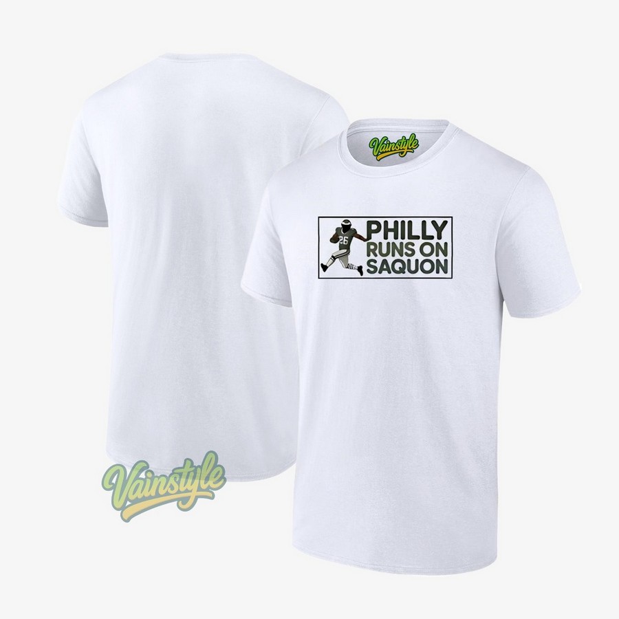 Philly Runs On Saquon T-Shirt Philly Runs On Saquon T-Shirt