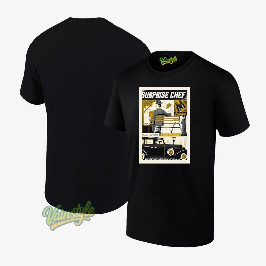 Pickathon Music Festival 2025 Happy Valley OR Surprise Chef Poster T-Shirt Pickathon Music Festival 2025 Happy Valley OR Surprise Chef Poster T-Shirt