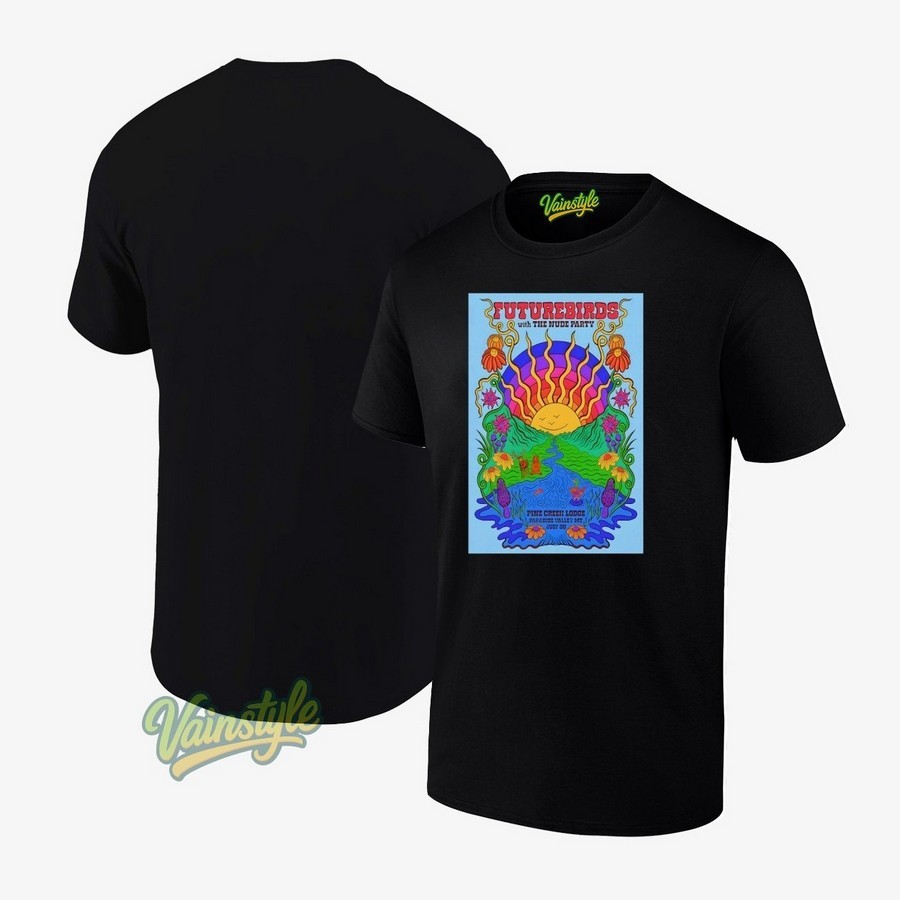 Pine Creek Lodge Livingston Mt Tour Futurebirds Jul 30 2025 Poster T-Shirt Pine Creek Lodge Livingston Mt Tour Futurebirds Jul 30 2025 Poster T-Shirt