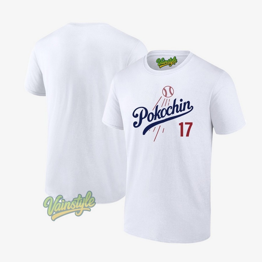Pokochin17 Shohei Ohtani Los Angeles Dodgers T-Shirt Pokochin17 Shohei Ohtani Los Angeles Dodgers T-Shirt
