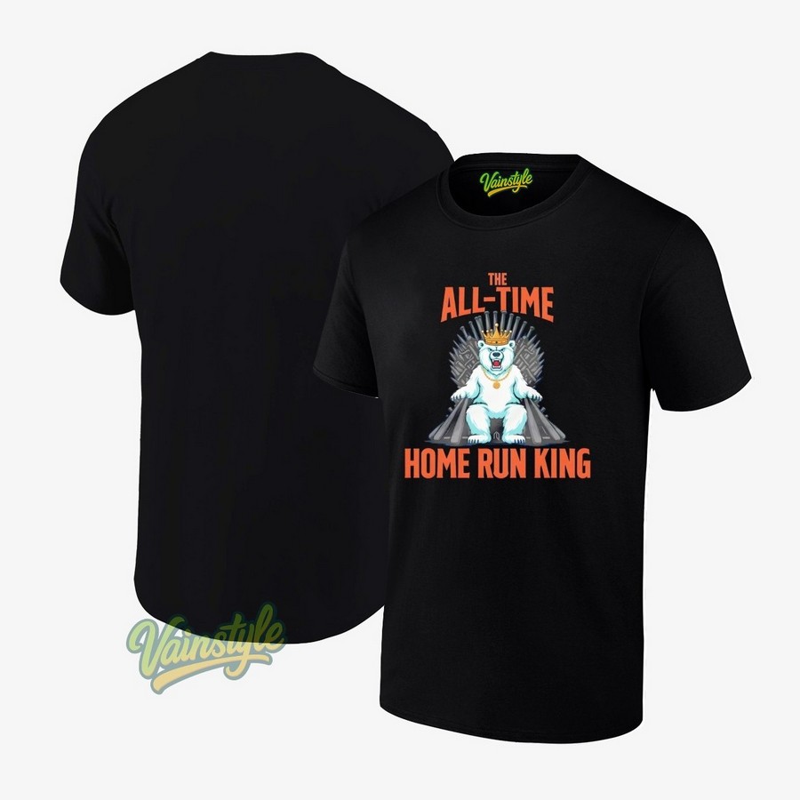 Polar Bear the all-time home run king New York Mets T-Shirt Polar Bear the all-time home run king New York Mets T-Shirt