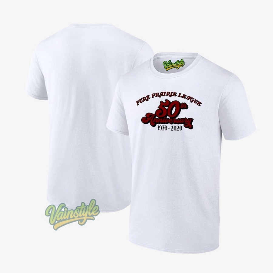 Pure Prairie League 50Th Anniversary 1970 2020 T-Shirt Pure Prairie League 50Th Anniversary 1970 2020 T-Shirt