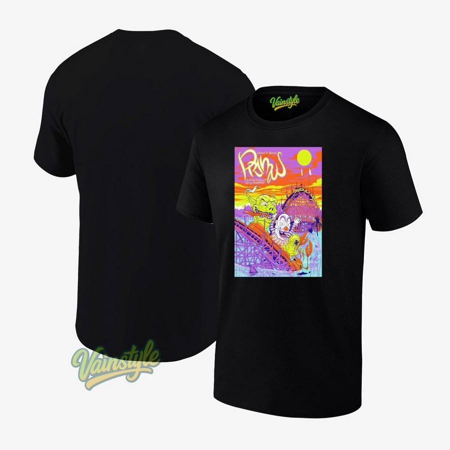 Quarry Amphitheater Tour Primus Aug 3 2025 Poster T-Shirt Quarry Amphitheater Tour Primus Aug 3 2025 Poster T-Shirt