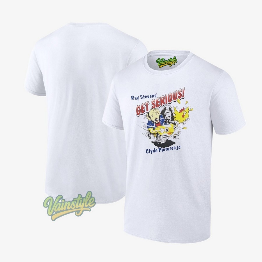 Ray Stevens Get Serious Clyde Pictures Cartoon T-Shirt Ray Stevens Get Serious Clyde Pictures Cartoon T-Shirt