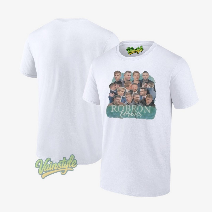 Robron forever Robert Sugden and Aaron Dingle kiss T-Shirt Robron forever Robert Sugden and Aaron Dingle kiss T-Shirt