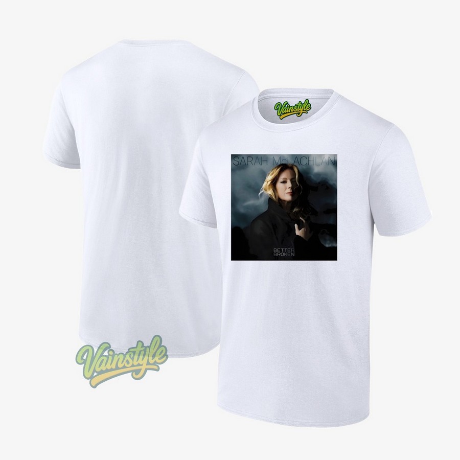 Sarah Mclachlan Concord Records Better Broken Album T-Shirt Sarah Mclachlan Concord Records Better Broken Album T-Shirt