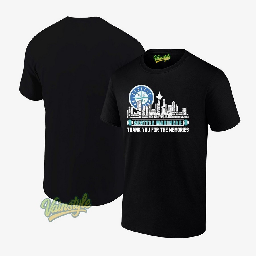 Seattle Mariners Players Thank You For The Memories T-Shirt Seattle Mariners Players Thank You For The Memories T-Shirt
